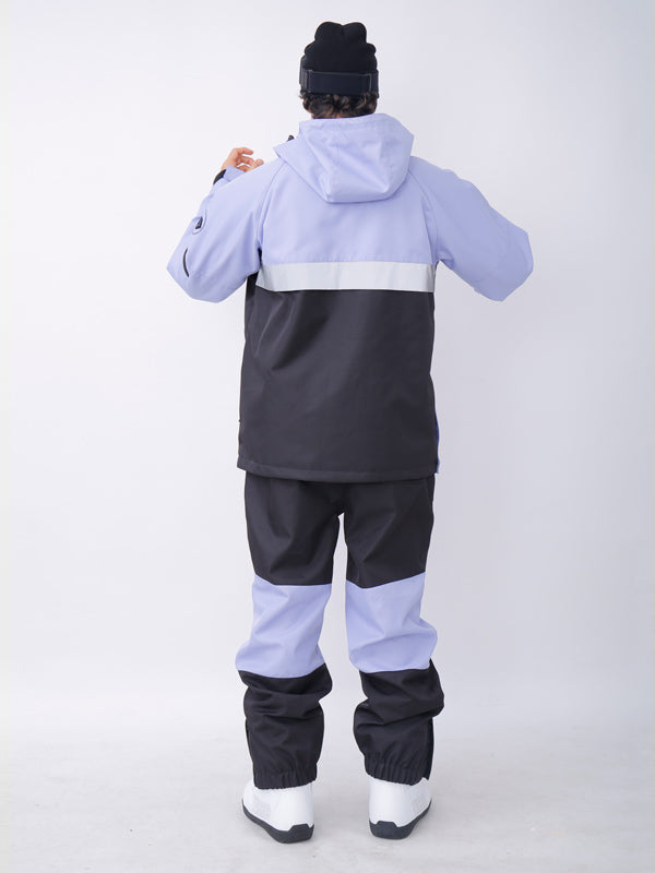 Snowverb Alpine Ranger Schneeanzug-Sets für Herren mit reflektierenden Streifen