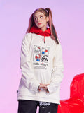Damen-Snowboard-Hoodie von Nandn x Hello Kitty