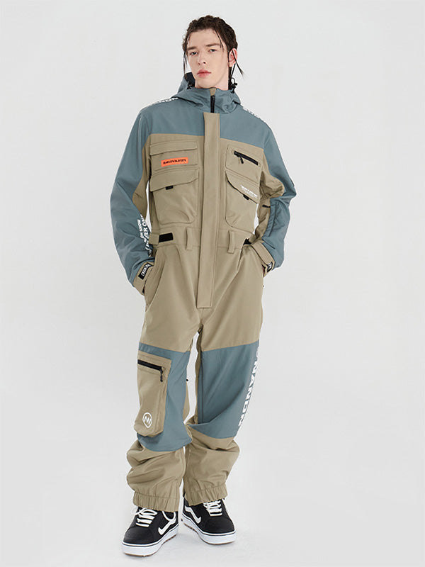 Nandn Field Cargo Schneeanzug für Herren, einteilig