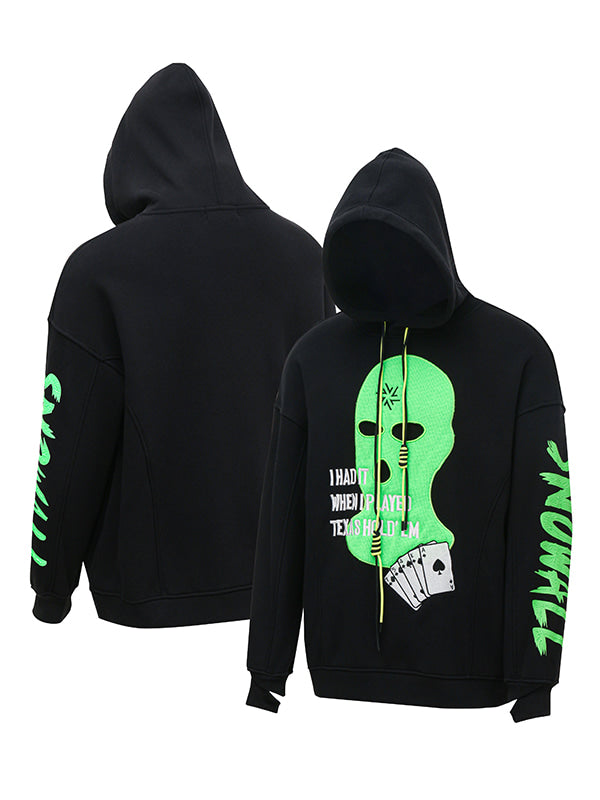 Snowall Unisex Gangster Swagger Snowscape Hoodie für Herren, wasserabweisend
