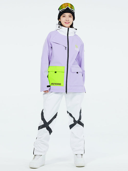 Arctic King & Queen Damen-Skijacken und -hosen für Bergabenteuer