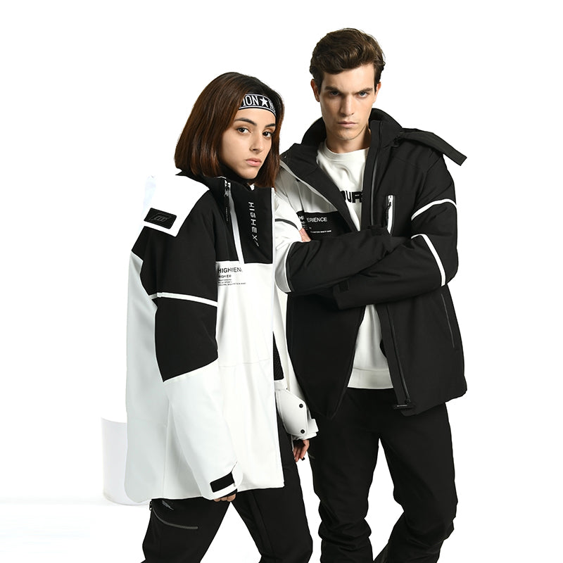 Damen Unisex Winter Elevation Beheizbare Schneejacke