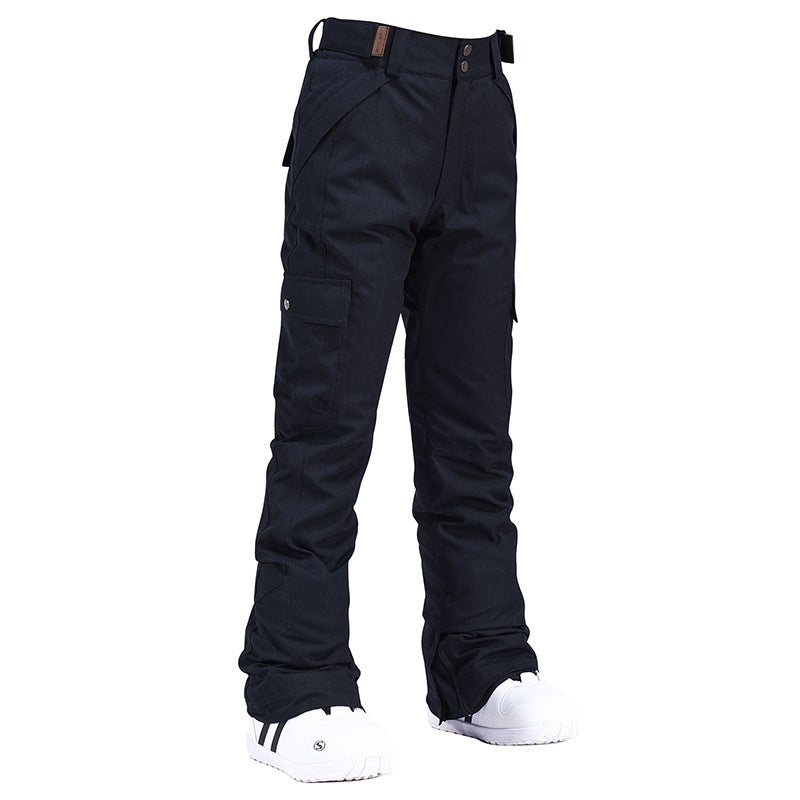 Elegante, isolierte und wasserdichte Damen-Winter-Snowboard- und Ski-Latzhose