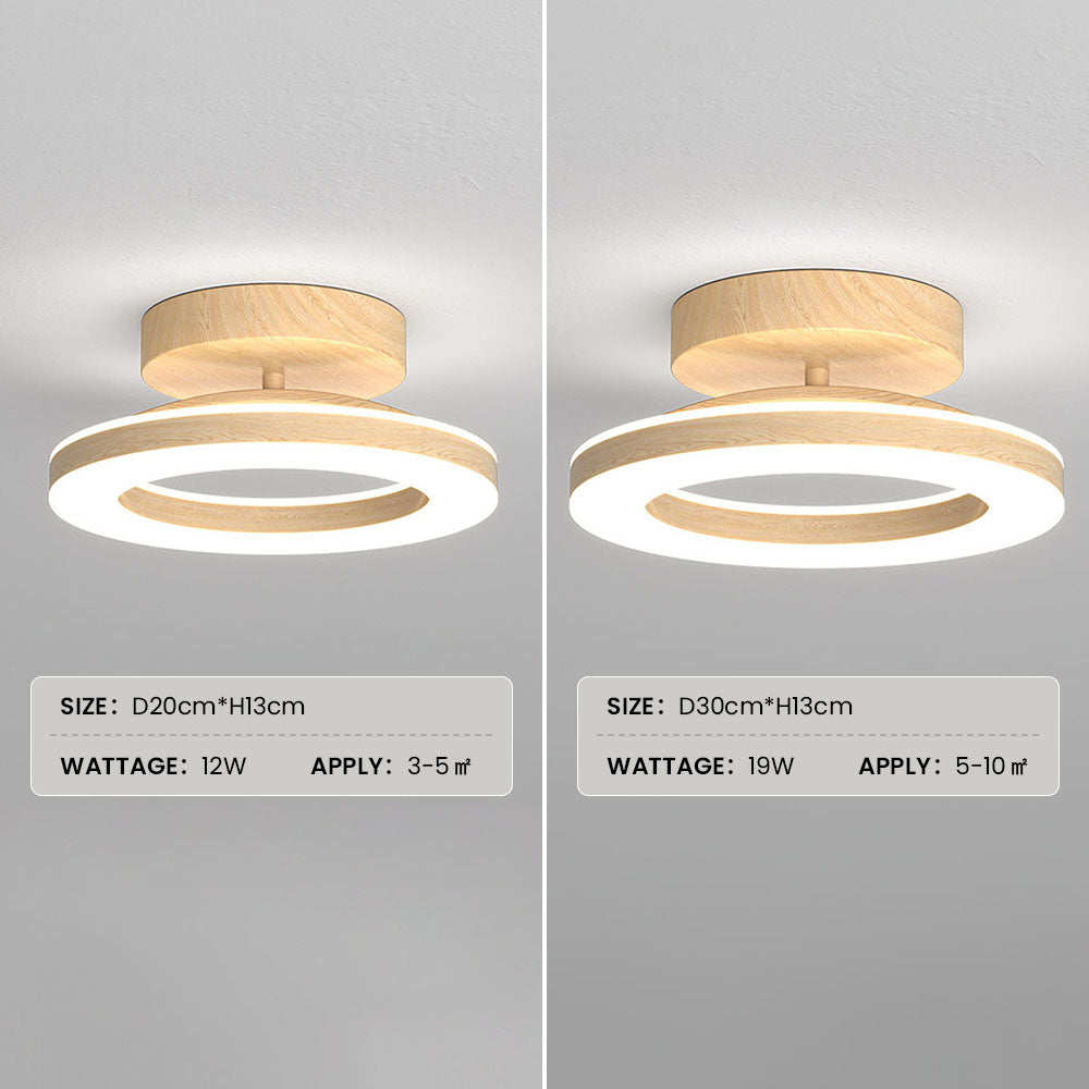 Luvano LED Deckenleuchte Acryl rund Flur Eingang