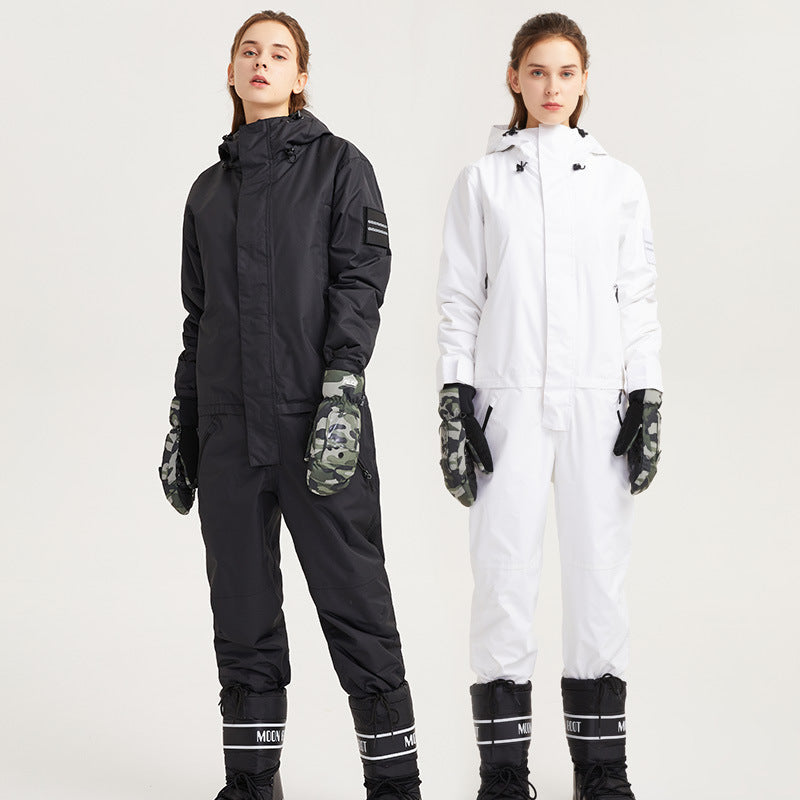 Northfeel Hygge Einteiler Damen-Skianzug, weiß