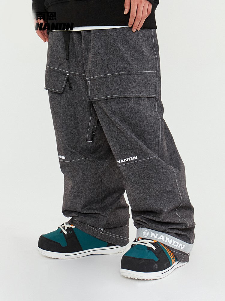 Nandn Just Cool Snowboard-Jeans für Damen, Schneehose