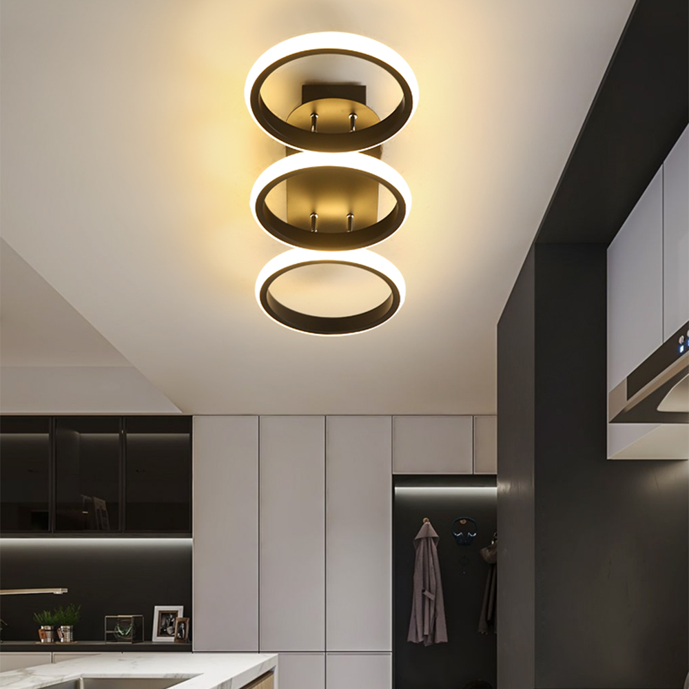 Luvano LED Deckenleuchte modern schlicht flach