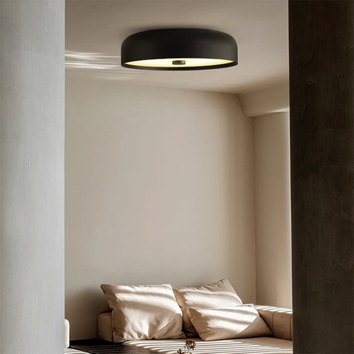 Luvano Deckenleuchte Retro Nordic LED flach