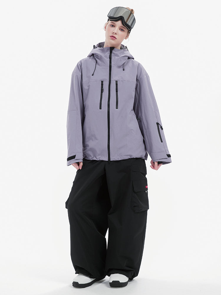 Damen Strapazierfähiger Mountain Pro Allwetter-Thermo-Schneeanzug 3L