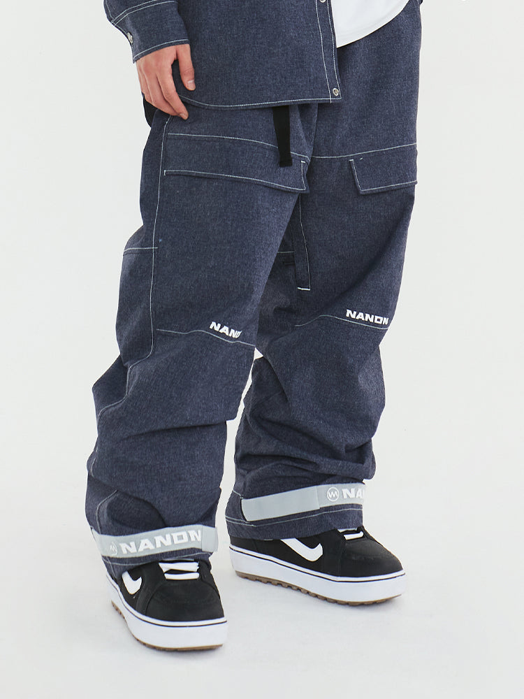 Nandn Just Cool Snowboard-Jeans für Damen, Schneehose