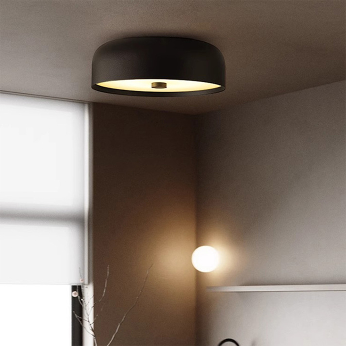 Luvano Deckenleuchte Retro Nordic LED flach