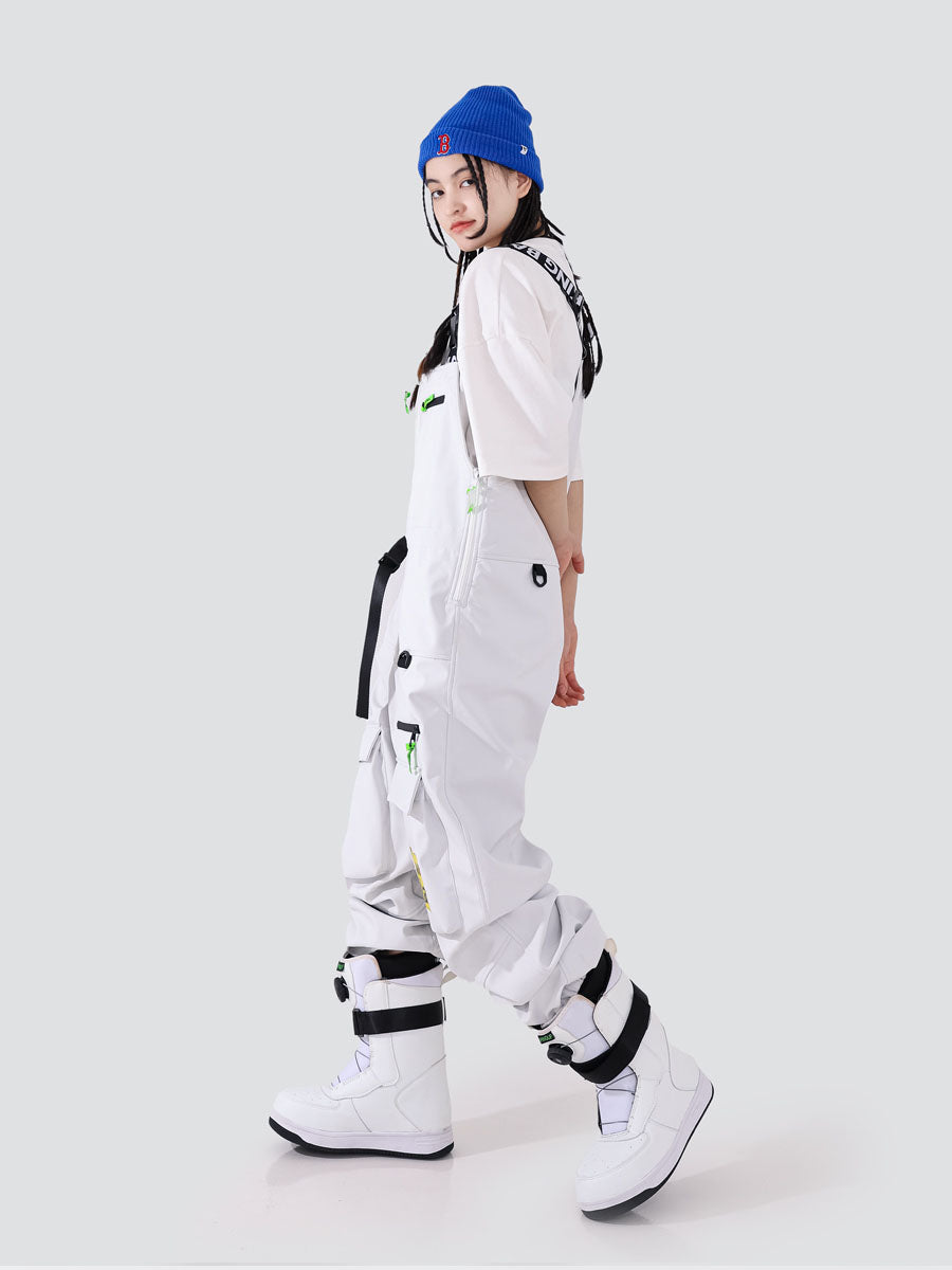 Snowverb Damen Windblock Tech Wasserdichte Bad Breaking Pro Skihose Latzhose