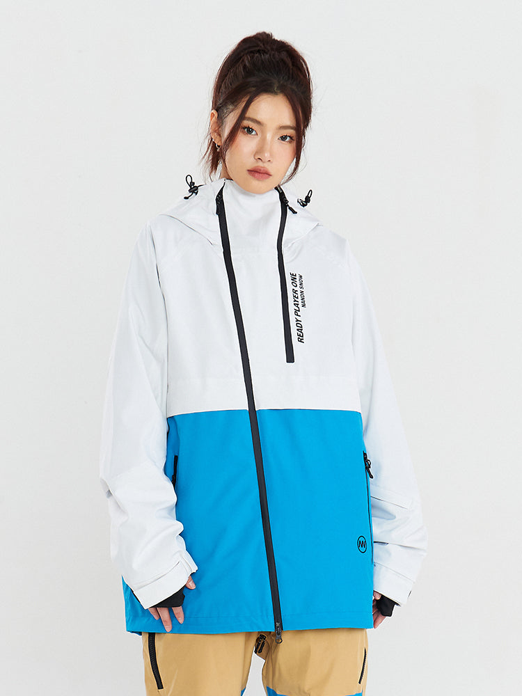 Nandn Candy Snow Oversize-Skijacke für Herren