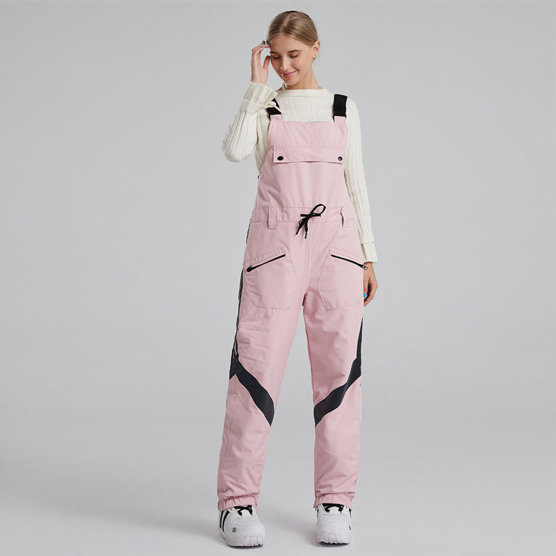 RIVIYELE Damen-Winter-Schneehose, winddicht, reflektierend, Skihose