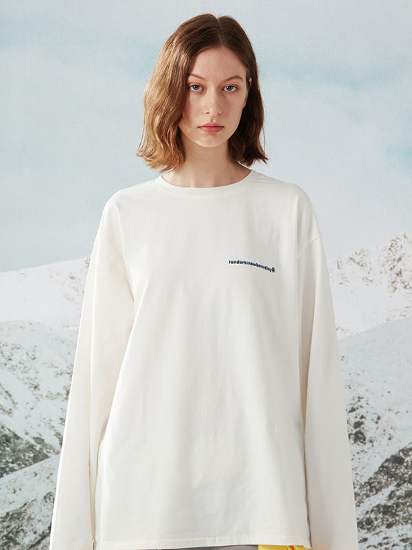 RandomPow Unisex-Hoodie mit Schmetterlings- und Schneemotiv