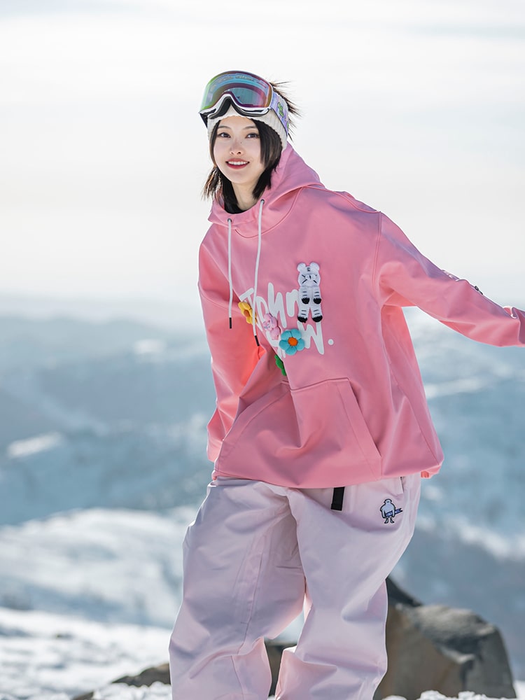John Snow Winter Fantasy Schnee-Hoodies für Damen