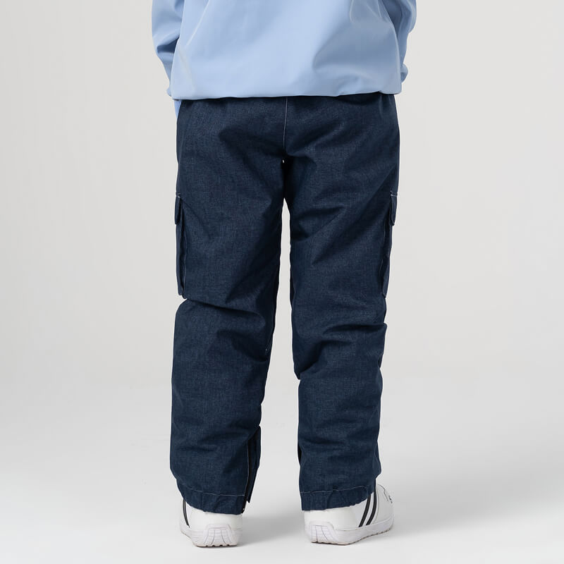 SnowGuard Herren-Schneehose aus Denim mit Isolierung