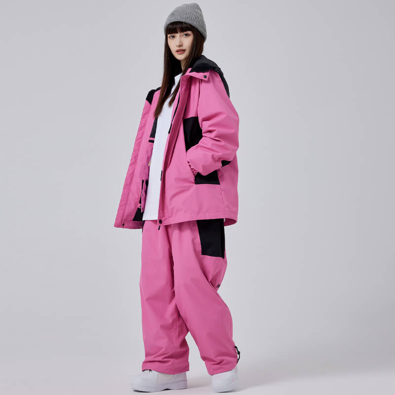 Dook Damen-Snowboardanzug, ideal für die Piste, locker geschnitten für Freeride-Snowboards