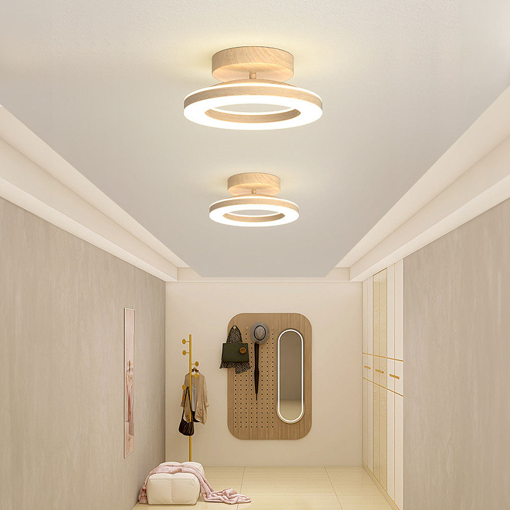 Luvano LED Deckenleuchte Acryl rund Flur Eingang