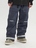 Nandn Just Cool Snowboard-Jeans für Herren, Schneehose