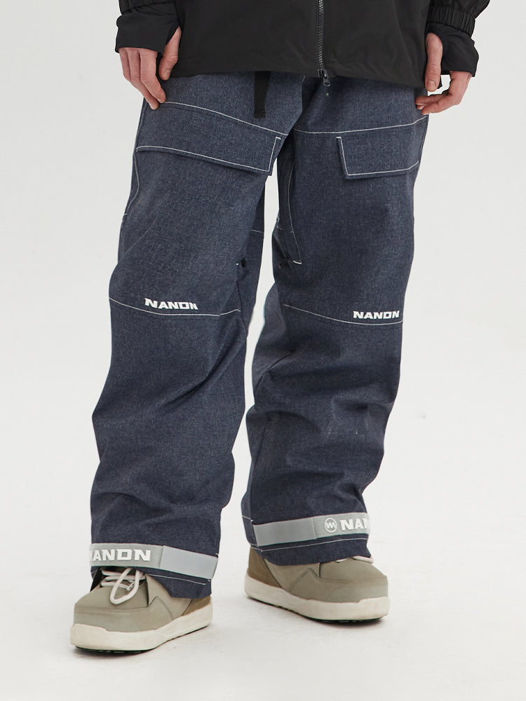 Nandn Just Cool Snowboard-Jeans für Herren, Schneehose