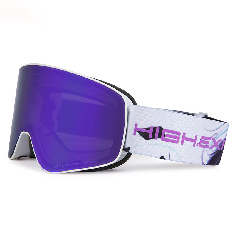Hochwertige Unisex-Ski- und Snowboardbrille mit niedlichen Tiermotiven