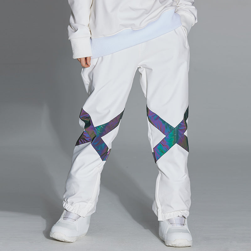 Unisex Arctic Queen Glimmer Neon Light Cross X Schneehose für Damen und Herren