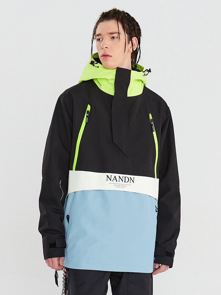 Nandn Happy Holidays Snowboard-Anorakjacke für Herren