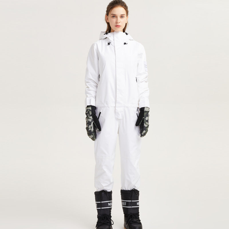 Northfeel Hygge Einteiler Damen-Skianzug, weiß