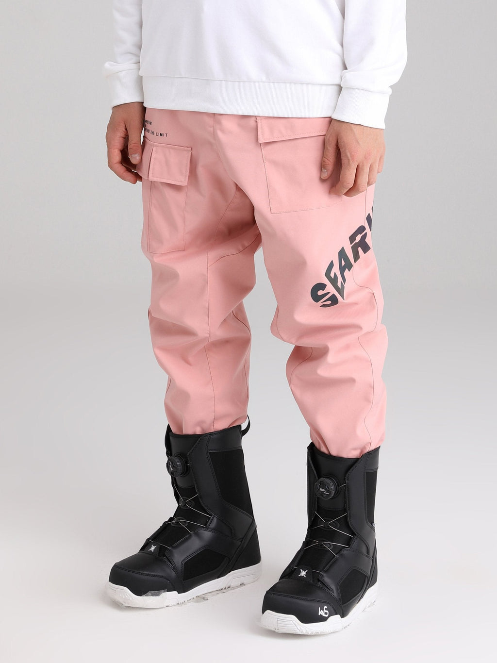 Searipe Unisex Winter-Schneehose mit reflektierenden Buchstaben für Damen und Herren