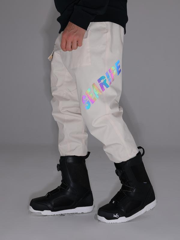 Searipe Unisex Winter-Schneehose mit reflektierenden Buchstaben für Damen und Herren