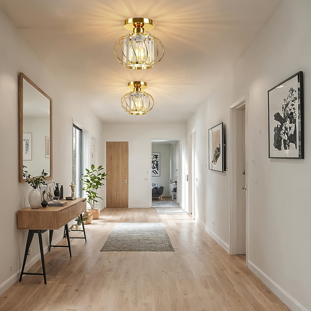 Luvano Deckenleuchte Käfig Industrial Aufbau