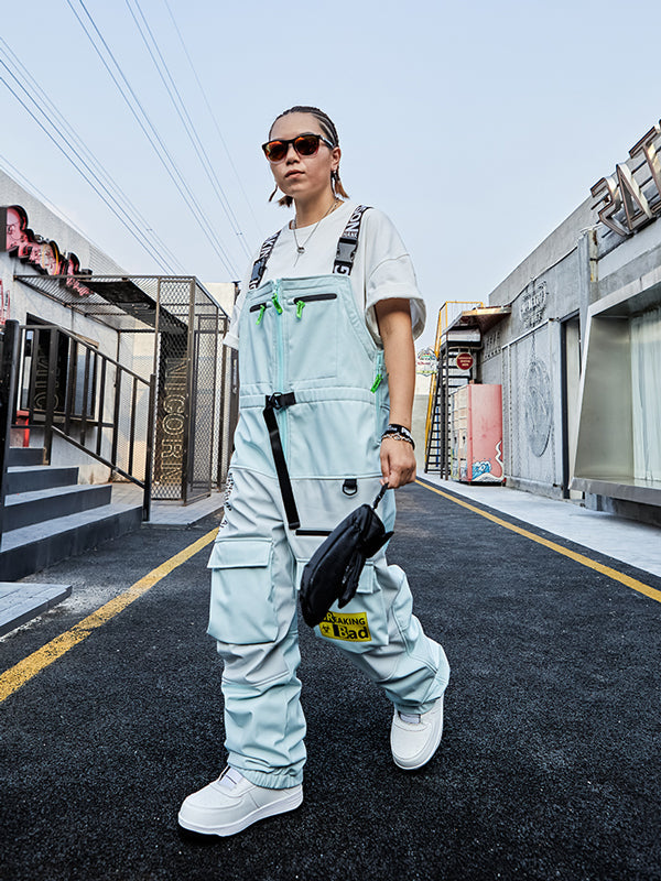 Pingup Unisex Breaking Bad Snowboardhose Latzhose für Herren