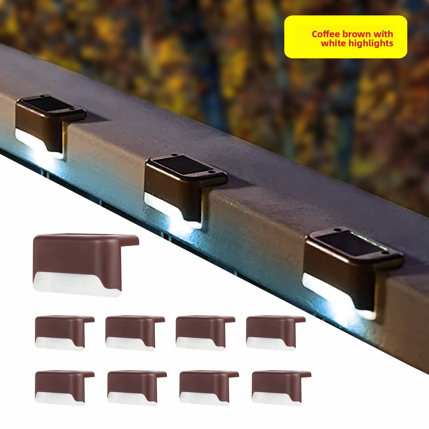 Luvano Solar Stufenleuchten Treppe Weg 1er 4er 10er
