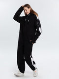 Arctic Queen Stripe Mountain Infinity Einteiler-Schneeanzug für Damen, Ski-Overall