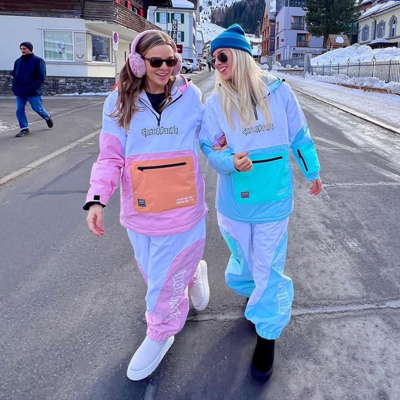 SpeedPanda Mountain Unisex Alpine SummitBlast Schneeanzug für Damen