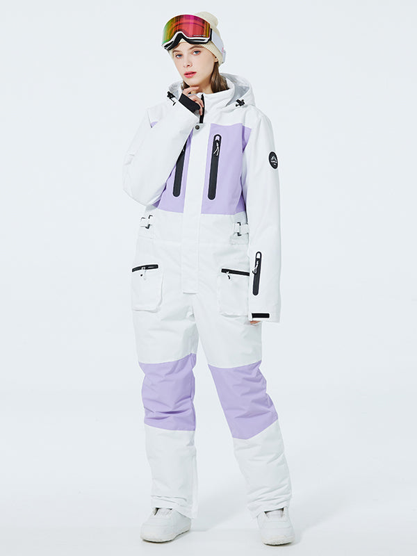 Arctic Queen Slope Star Icon Skianzüge für Damen, Winter-Schneeoveralls