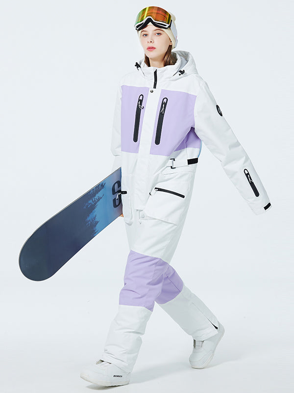 Arctic Queen Slope Star Icon Skianzüge für Damen, Winter-Schneeoveralls