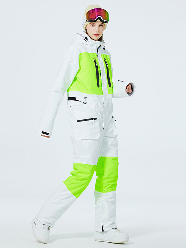 Arctic Queen Slope Star Icon Skianzüge für Damen, Winter-Schneeoveralls