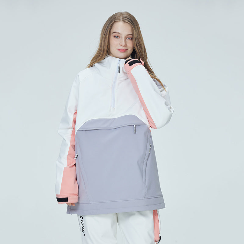 Arctic Queen Mountain Star Color Block Anorak-Schneejacke für Damen