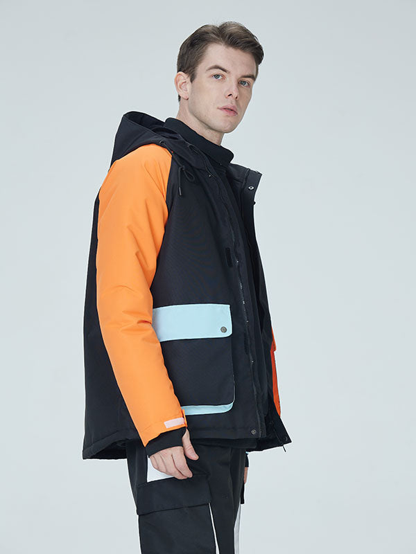 Arctic Queen Herren-Skijacke „Divided Sky Colorblock“