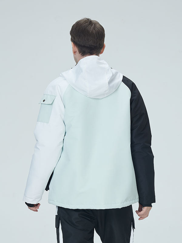 Arctic Queen Herren-Skijacke „Divided Sky Colorblock“