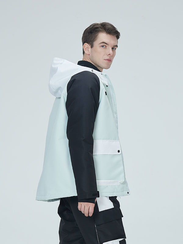 Arctic Queen Herren-Skijacke „Divided Sky Colorblock“