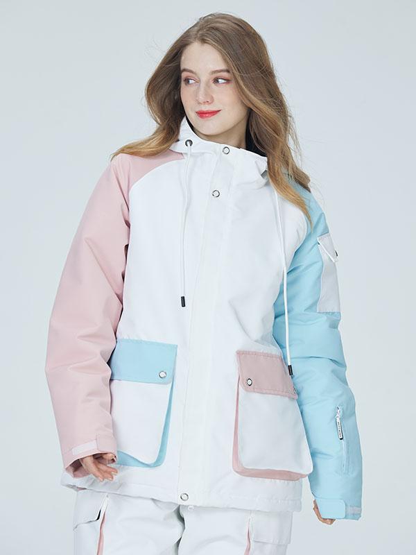 Arctic Queen Herren-Skijacke „Divided Sky Colorblock“