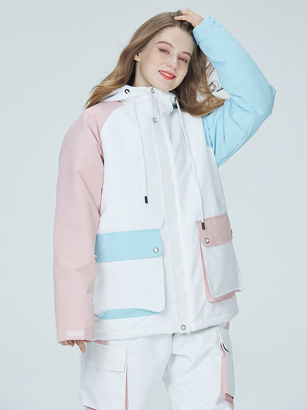 Arctic Queen Damen-Skijacke „Divided Sky Colorblock“