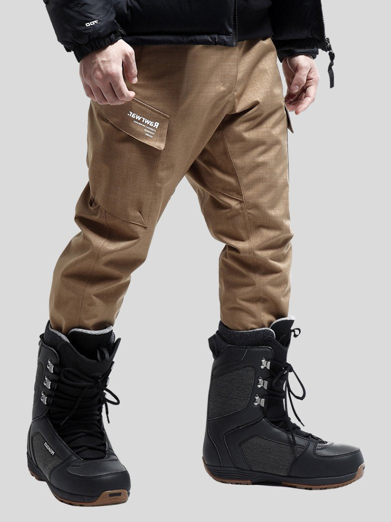 RAWRWAR Herren High Waist Harem Waterproof Mountain Jogger Snow Pants Mountain Pants