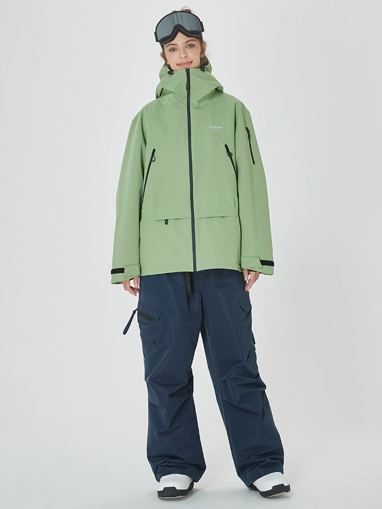 Mountain Breaker Damen-Skianzug, Thermo-Winterjacke und -hose