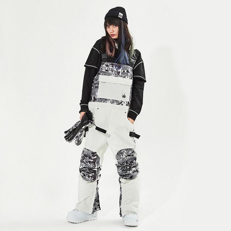 Damen Vector Mountain Queen Isolierte Latzhose, Schneehose