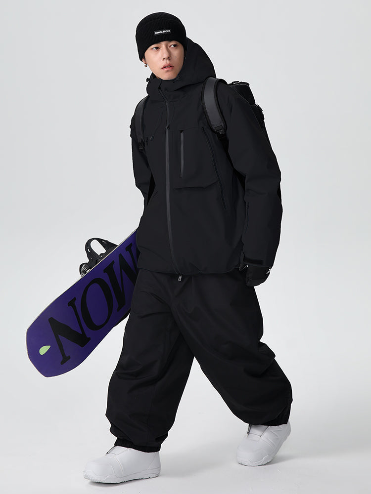 Searipe Unisex Strapazierfähiger Mountain Pro All-Terrain Baggy Schneeanzug für Herren