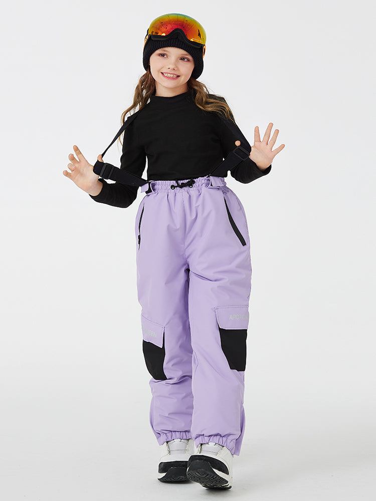 Unisex-Schneehose für Kinder und Bergliebhaber, wasserdicht, Ski-Latzhose